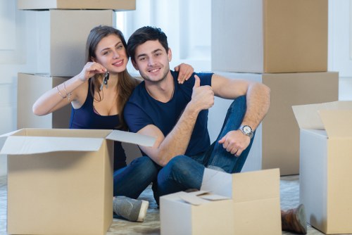 Professional local removals team planning a move in Woodgreen
